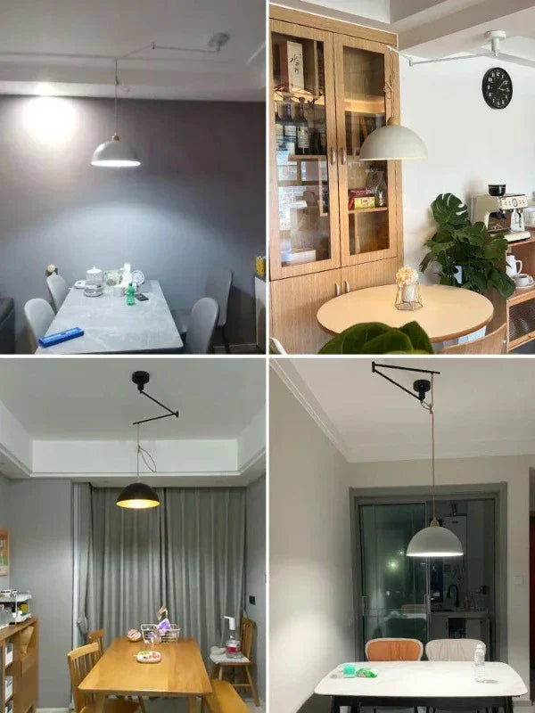 Moderne Plafondlamp met Verstelbare Lichtarmen voor Flexibele Verlichting