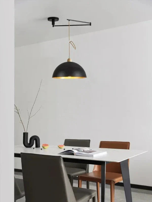Moderne Plafondlamp met Verstelbare Lichtarmen voor Flexibele Verlichting
