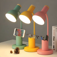 BRIGHTHOLD – Moderne LED Tafellamp met Pennenhouder voor Bureau & Thuis