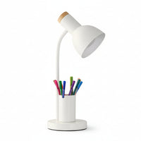 BRIGHTHOLD – Moderne LED Tafellamp met Pennenhouder voor Bureau & Thuis