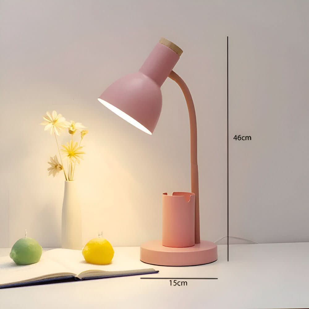 BRIGHTHOLD – Moderne LED Tafellamp met Pennenhouder voor Bureau & Thuis