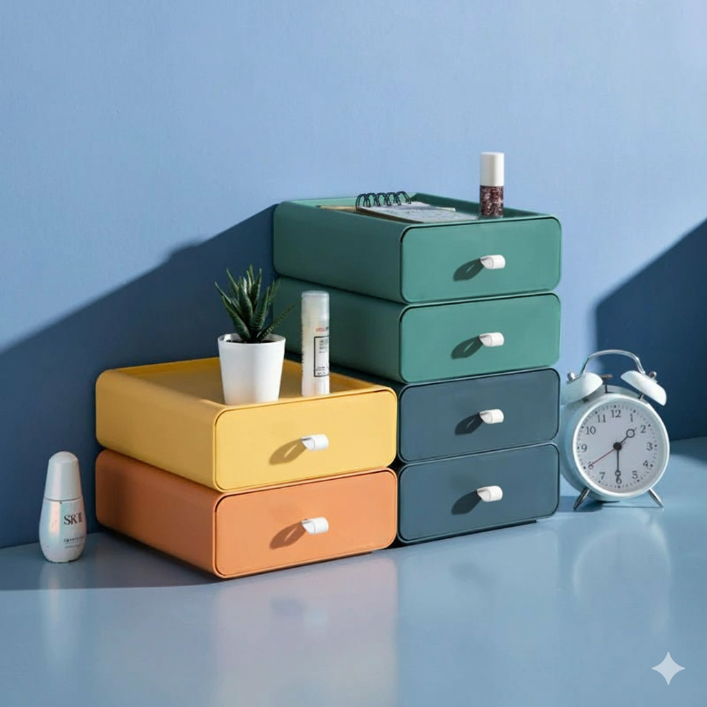 Stapelde Opbergdozen Lade Organizer