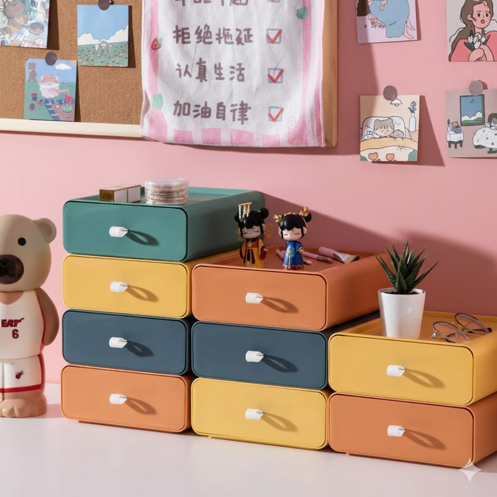 Stapelde Opbergdozen Lade Organizer