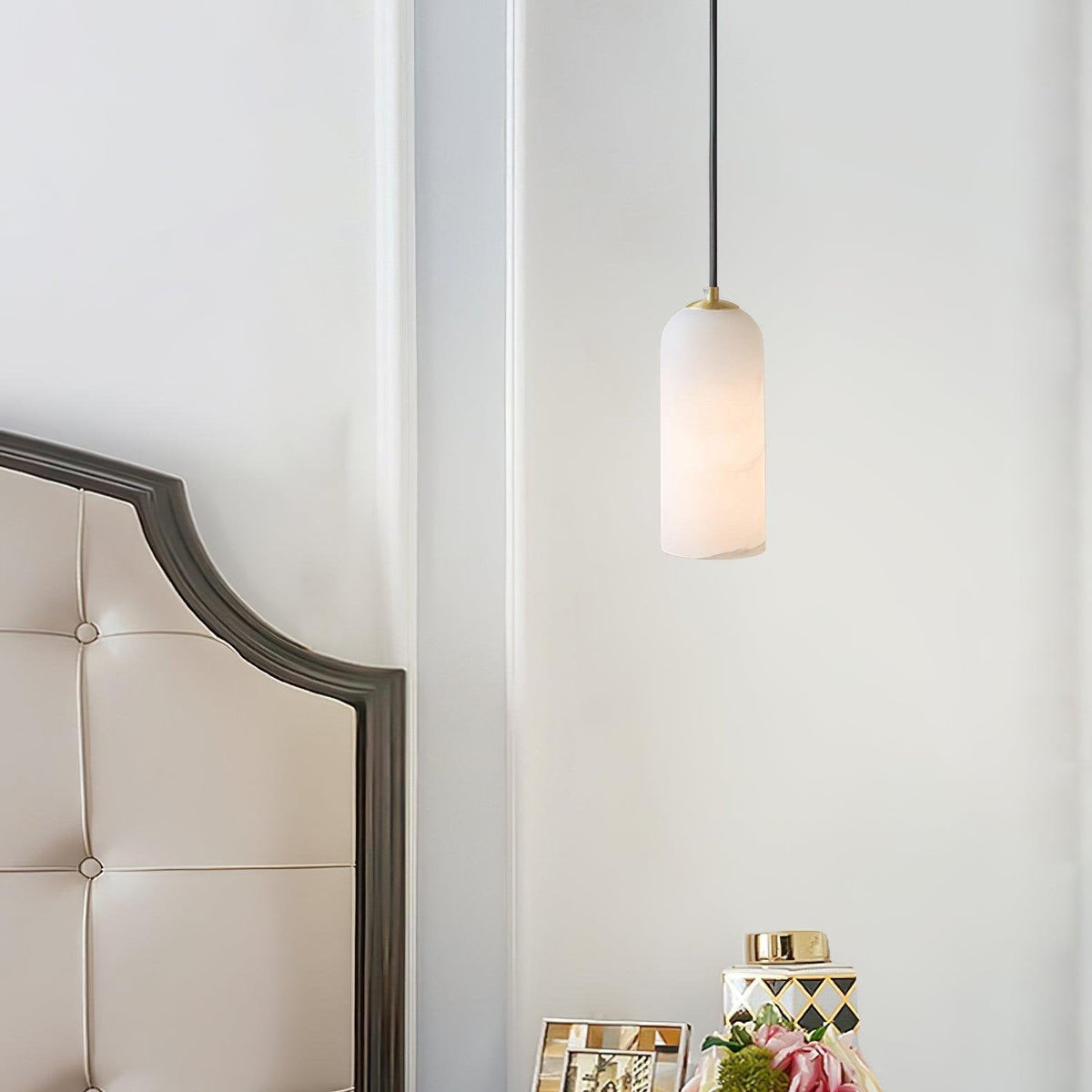 Noordse Moderne Alabaster Monty Hanglamp