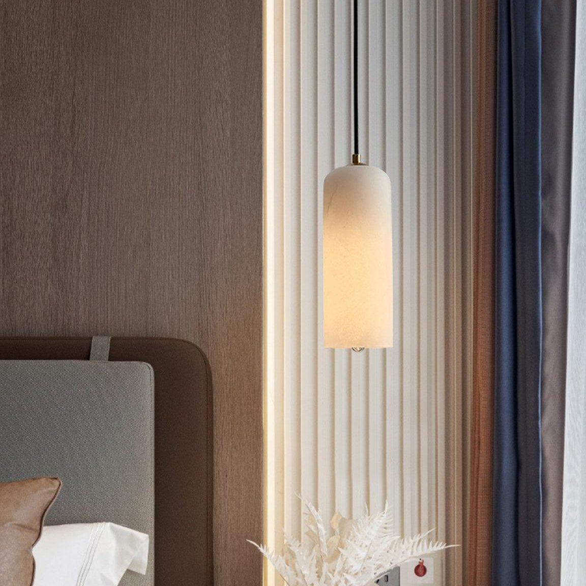 Noordse Moderne Alabaster Monty Hanglamp