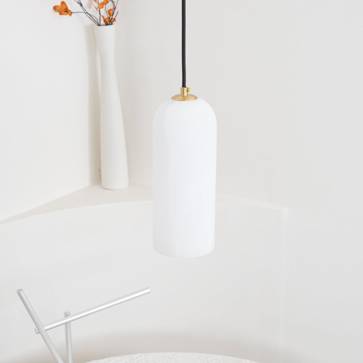 Noordse Moderne Alabaster Monty Hanglamp