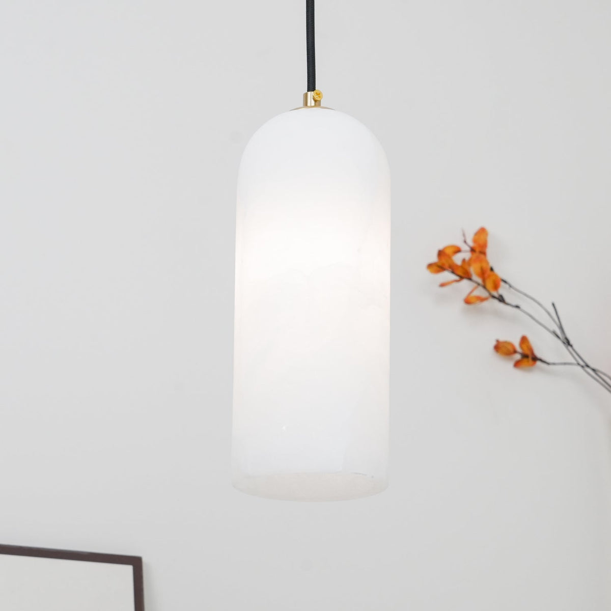 Noordse Moderne Alabaster Monty Hanglamp
