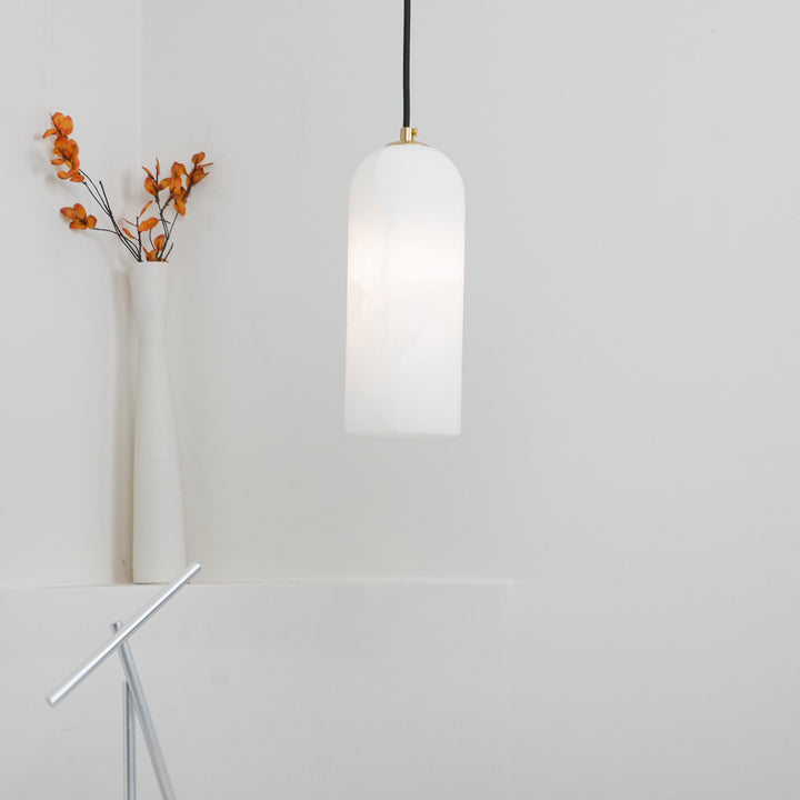 Noordse Moderne Alabaster Monty Hanglamp