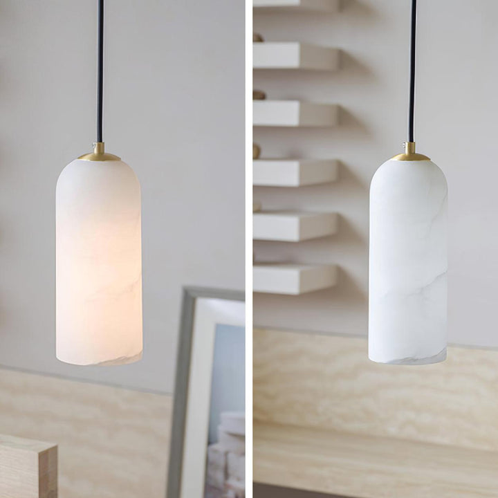 Noordse Moderne Alabaster Monty Hanglamp
