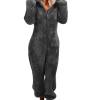 Fleece jumpsuit dames