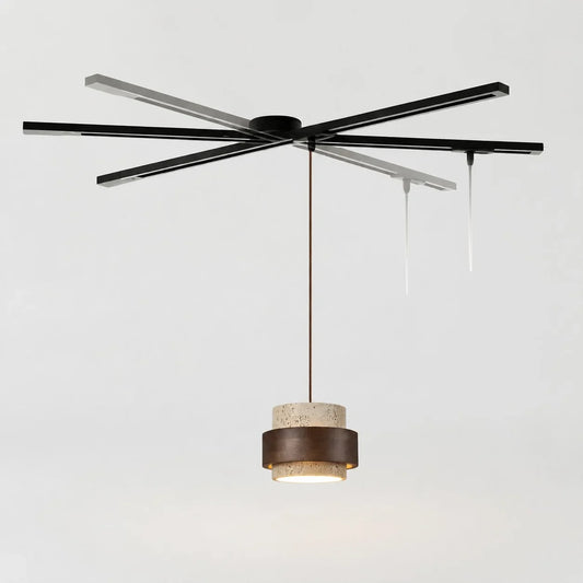 Morris Rotatable Movable Ceiling Rail for Pendant Light