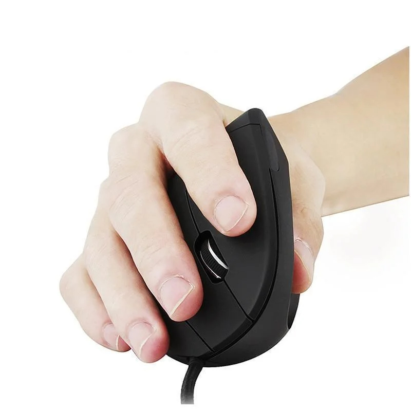 Ergonomische verticale muis voor polspijn & armontlasting