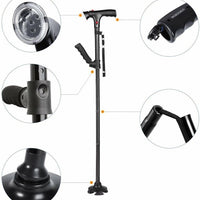 AeroAssist LED Wandelstok Die Vouwt Voor Dagelijks Gebruik
