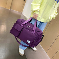 Multi-Tassen Reisetasche, Sport- en Gymnastiek-Duffle met aparte schoenenvak