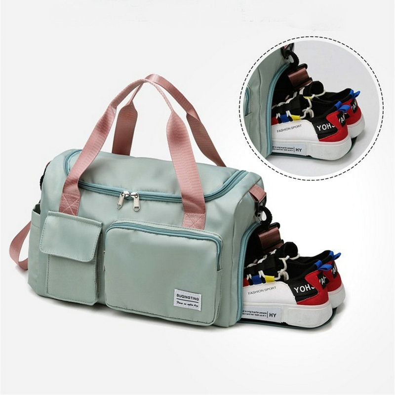 Multi-Tassen Reisetasche, Sport- en Gymnastiek-Duffle met aparte schoenenvak