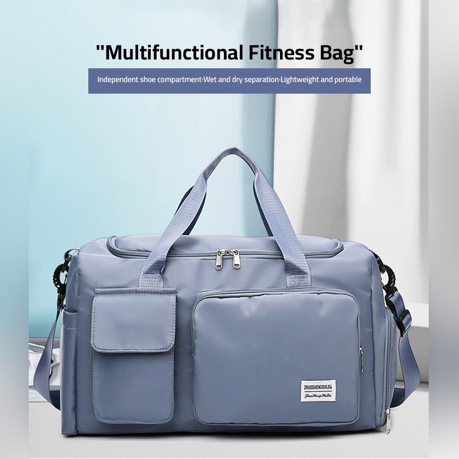 Multi-Tassen Reisetasche, Sport- en Gymnastiek-Duffle met aparte schoenenvak
