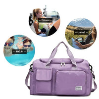 Multi-Tassen Reisetasche, Sport- en Gymnastiek-Duffle met aparte schoenenvak