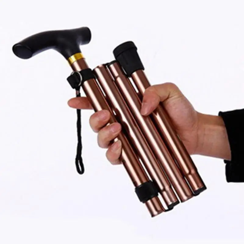 Telescoop Wandelstok voor Senioren – Opvouwbare Aluminiumstok met Ergonomische Grip & Hoge Stabiliteit voor Onderweg