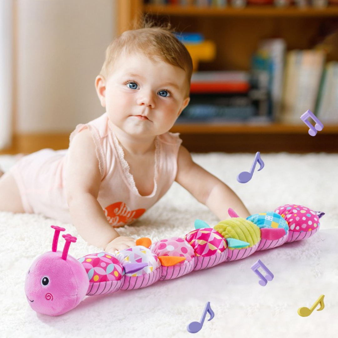 Muzikale Baby Rups Speelgoed - Interactief Pluche voor Sensorische Ontwikkeling en Motorische Vaardigheden