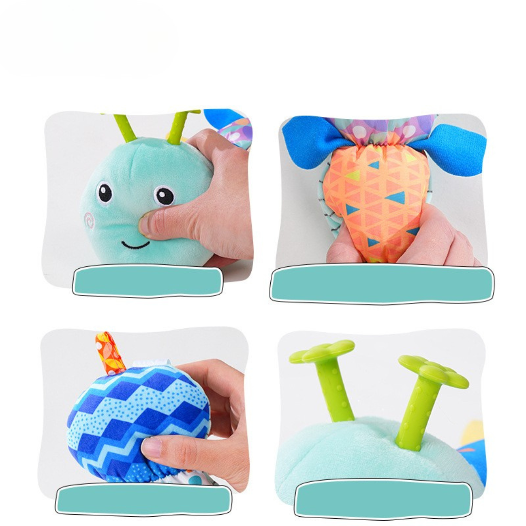 Muzikale Baby Rups Speelgoed - Interactief Pluche voor Sensorische Ontwikkeling en Motorische Vaardigheden