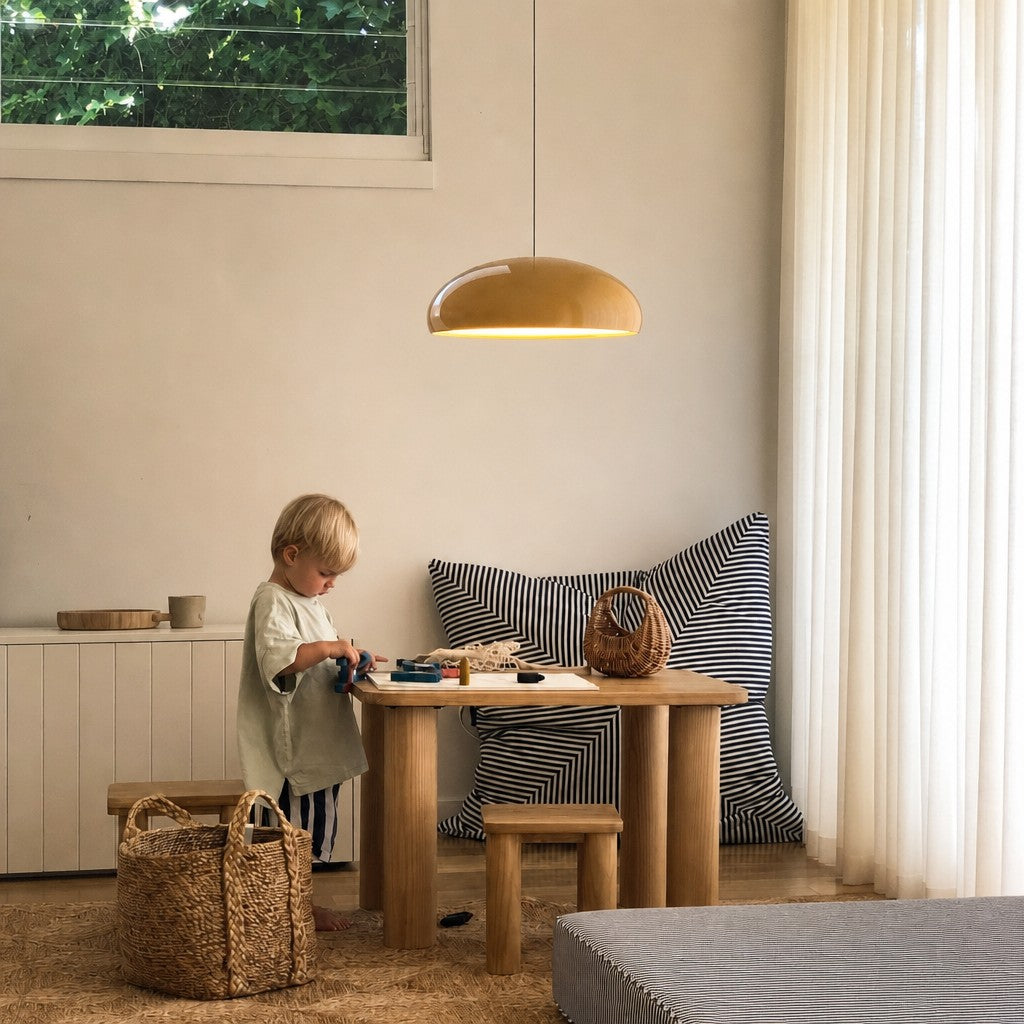 Elyndraea Nordic Bauhaus Metalen Kom Hanglamp