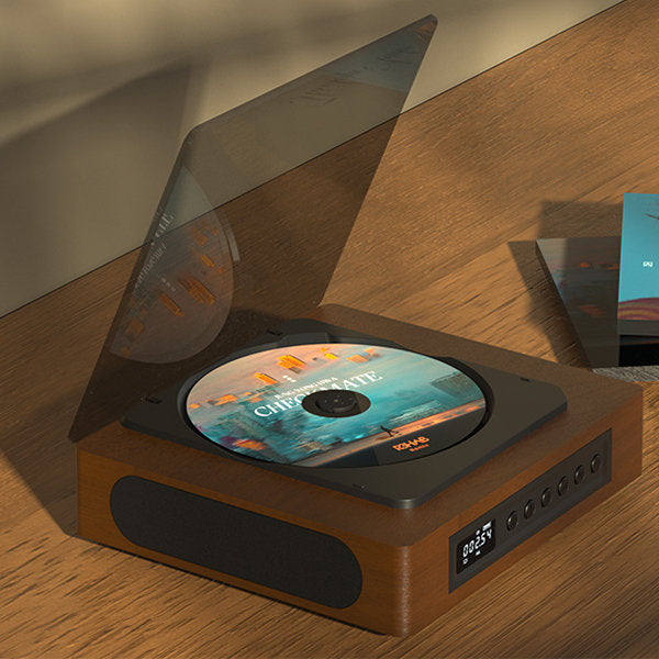 Vintage NovaRetro Bluetooth CD-speler Met USB C Poort Editie