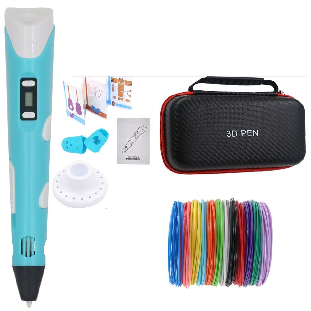 3D Print Pen DIY Tekenpen met 200M PLA Filament Kinderen Cadeau