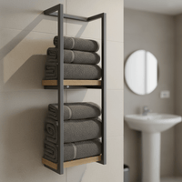 PUREDRY – Elegante Wand-Handdoekhouder – Roestbestendige RVS-uitvoering