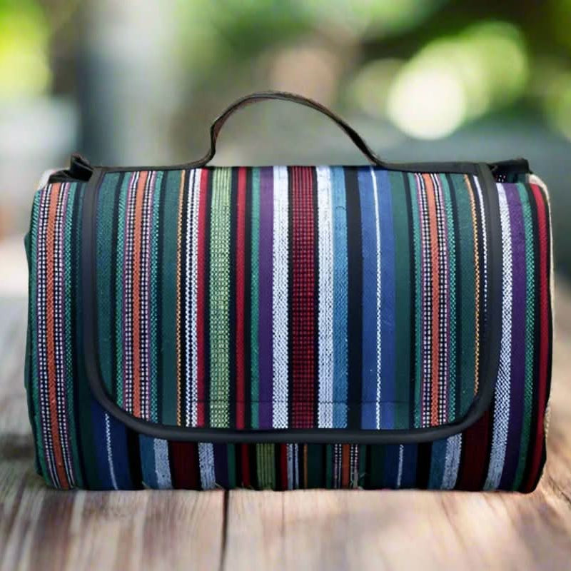 Buitendeken – Waterdichte Picknickdeken met Ethno-Design voor Kamperen en Uitstapjes