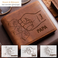 BondWallet | Portemonnees van gegraveerd echt leer zijn het perfecte cadeau voor Vaderdag