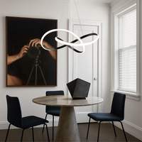 Camara - Moderne Hanglamp Eetkamer Aluminium Zwart