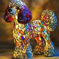 LED Mozaïek Dierlamp – Decoratieve Nachtlamp met USB & Warm Licht