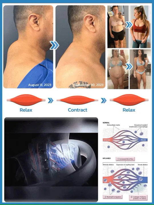 Nekmassageapparaat | Ultrasone lymfedrainage | Draadloos massageapparaat | Vitalize