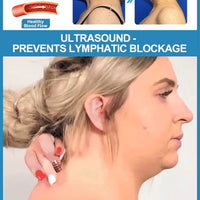 Nekmassageapparaat | Ultrasone lymfedrainage | Draadloos massageapparaat | Vitalize