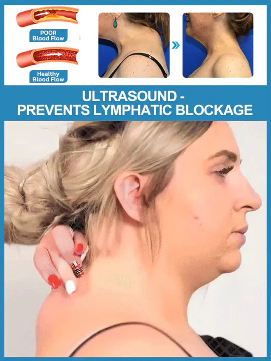 Nekmassageapparaat | Ultrasone lymfedrainage | Draadloos massageapparaat | Vitalize