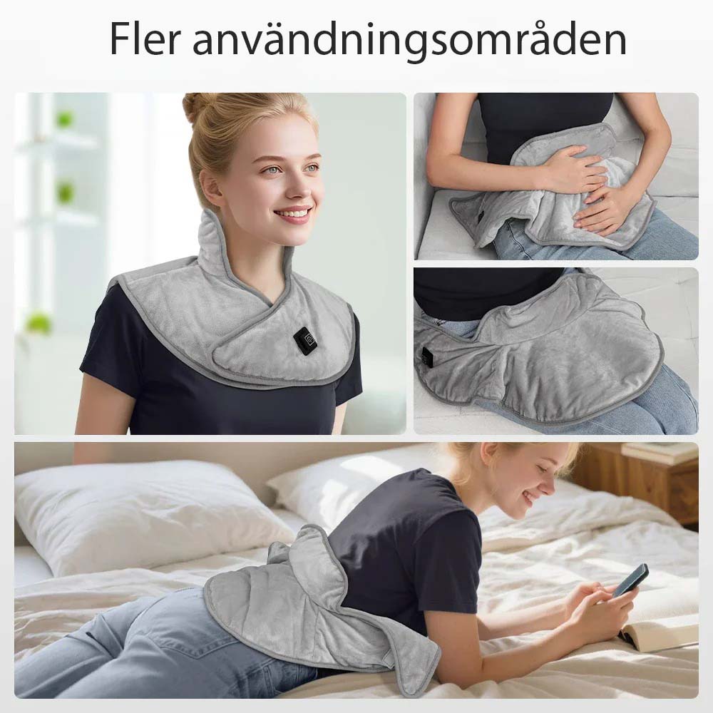 Nekverwarmer verwarmingskussen voor schouders en nek