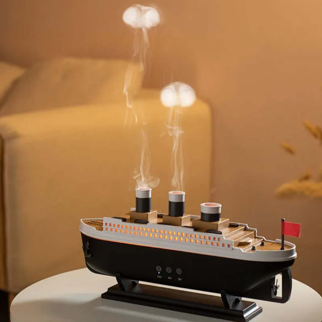 VapoCruise Aromatherapy Diffuser | Premium luchtbevochtiger met ontspannende nevel en sfeervolle LED gloed