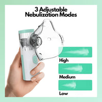 Nebulisator voor Astma Verlichting | Compacte Draagbare Inhalator voor Thuis & Reizen