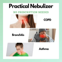 Nebulisator voor Astma Verlichting | Compacte Draagbare Inhalator voor Thuis & Reizen