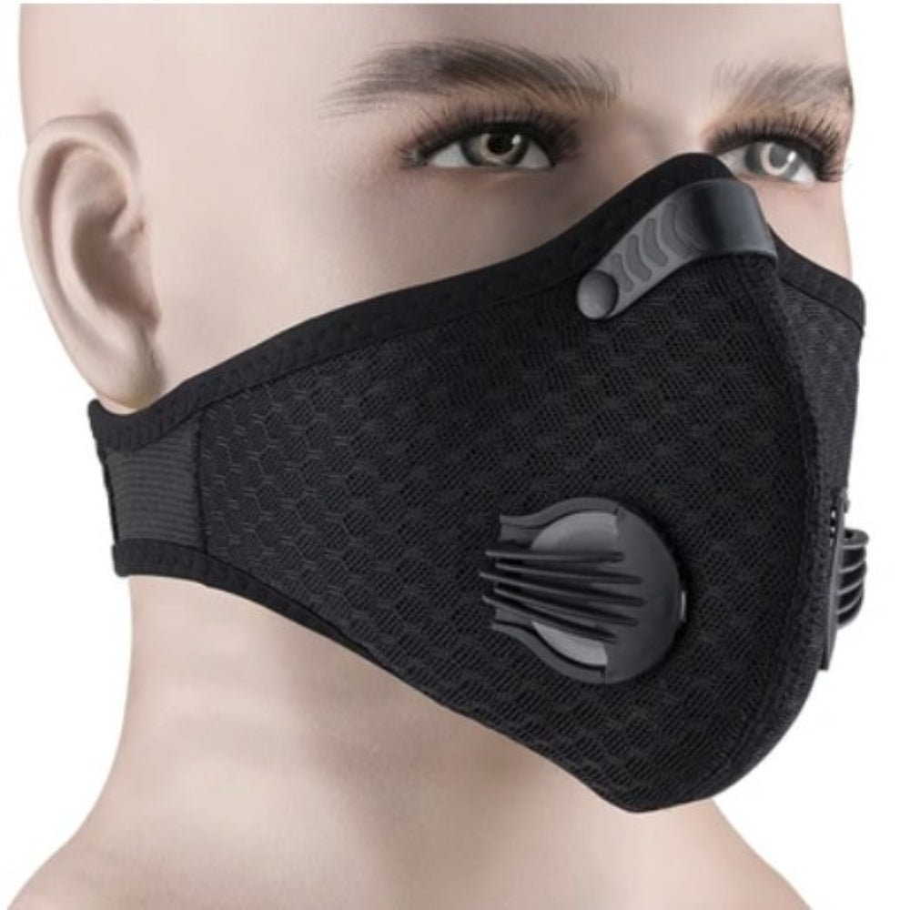 Neopreen ademhalingsmasker met vijflaagse filtratie – verstelbare maat