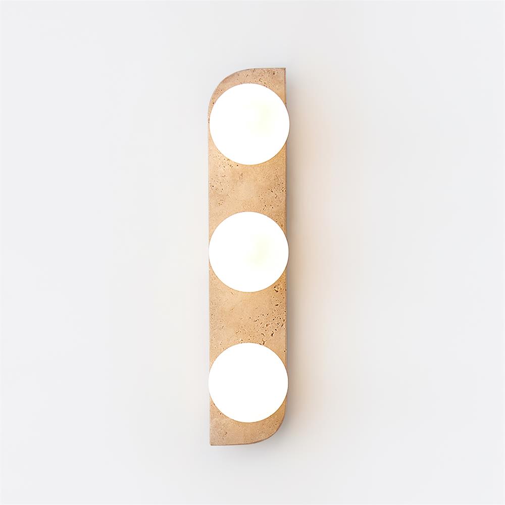 Moderne Wandlamp van Travertin