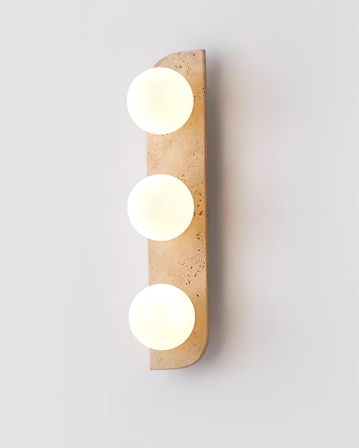 Moderne Wandlamp van Travertin