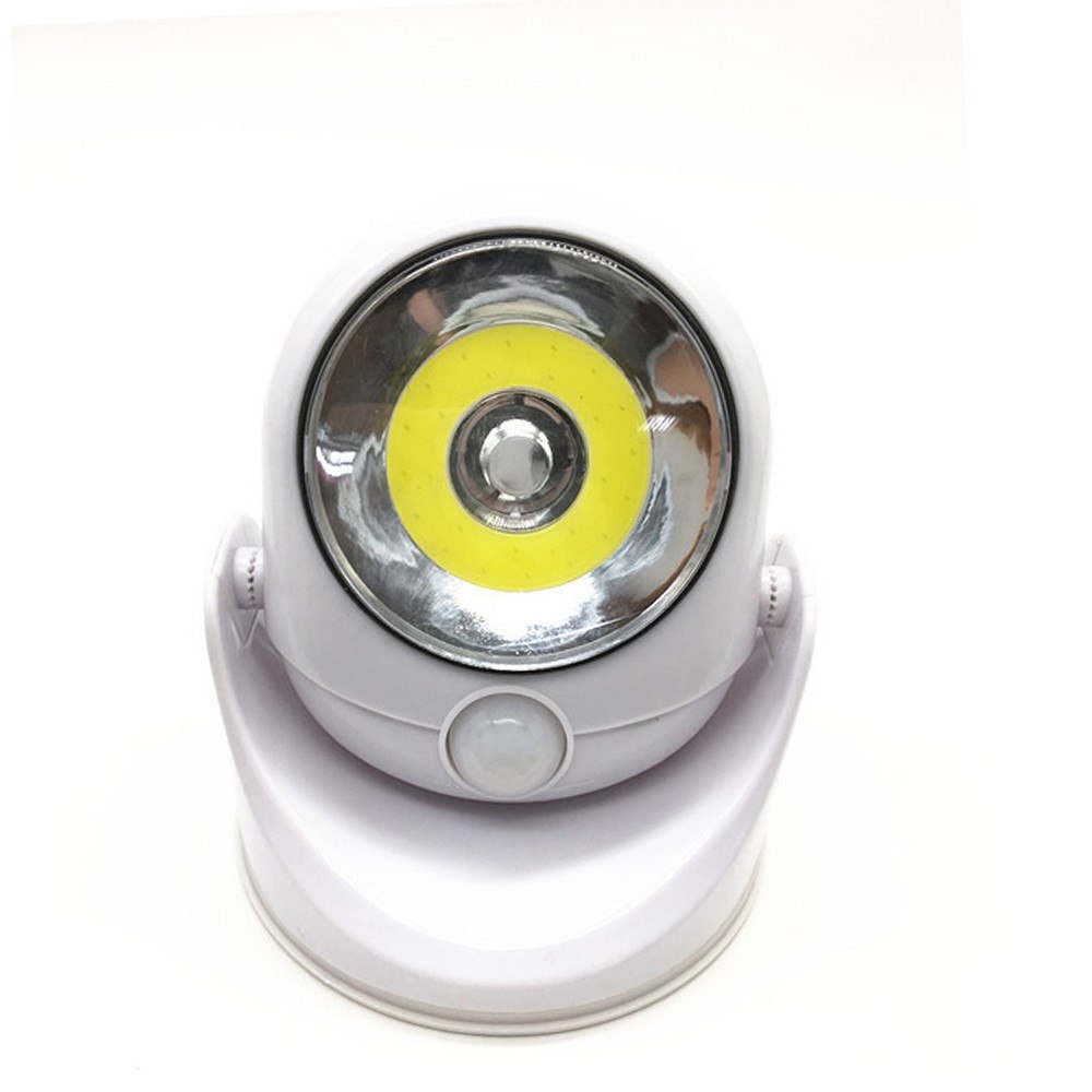 LUXWÄCHTER LED-veiligheidslamp | Met bewegingssensor en timer | Draadloos en weerbestendig | 450 lumen