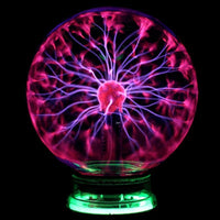 PlasmaNova Plasmakogel Nachtlamp | Interactieve Verlichting | Decoratieve Tafellamp | Perfect voor Thuis en Kantoor