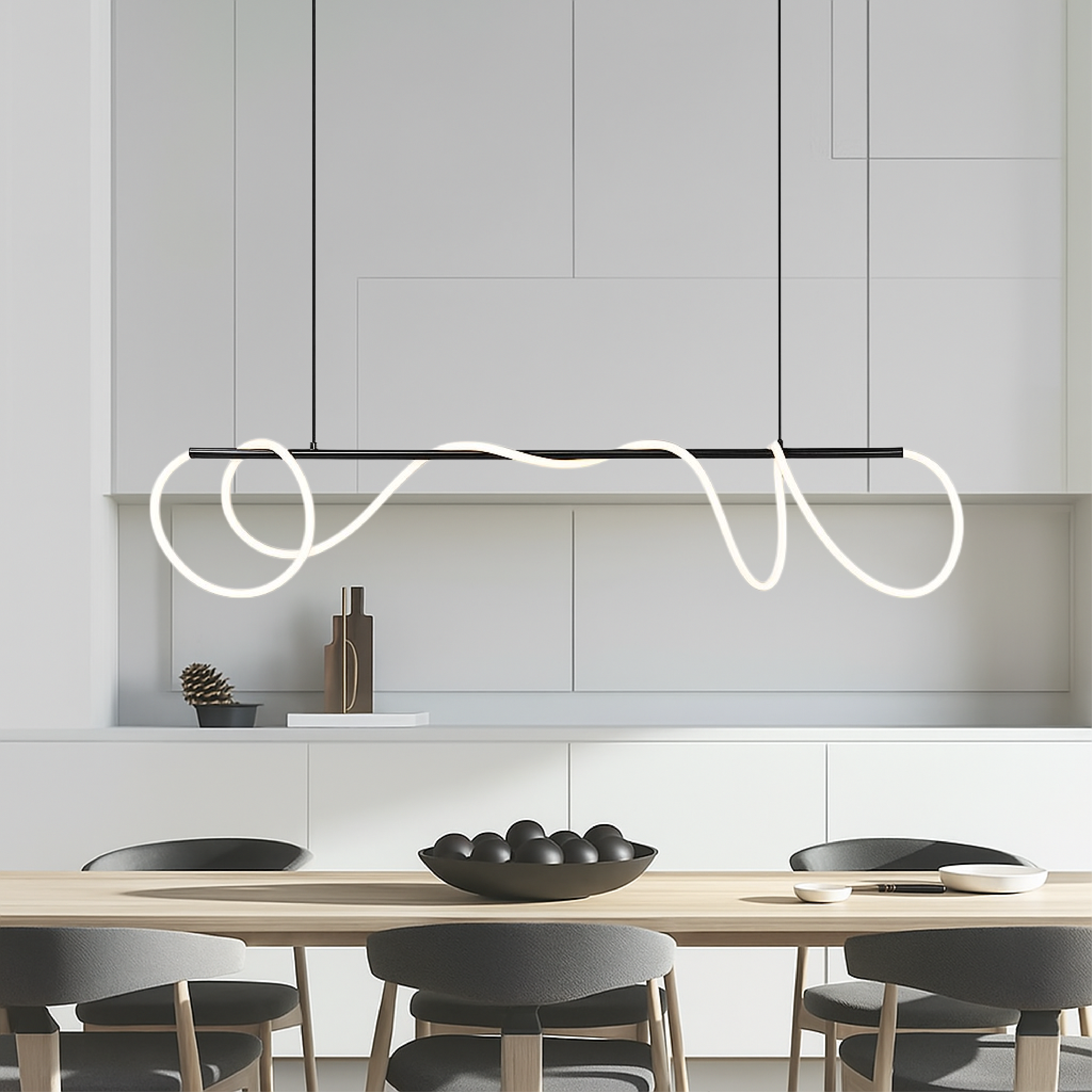 Lineaire LED Keuken Eiland Hanglamp