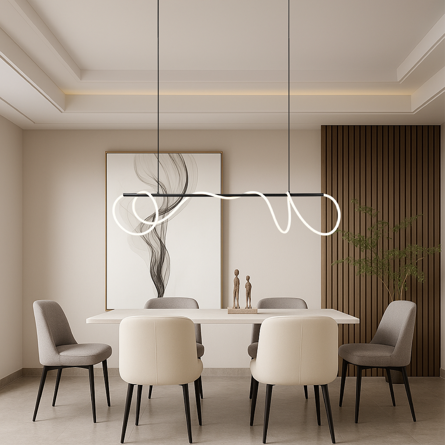 Lineaire LED Keuken Eiland Hanglamp
