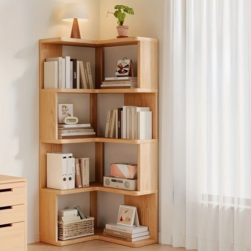 ARDENVELL – Hoekkast van bewerkt dennenhout in Scandinavische stijl voor ruimtebesparende elegantie en functionaliteit