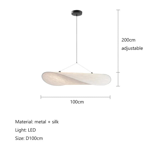 SilkWave Handgemaakte Lamp met Aardappelchip Licht
