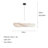 SilkWave Handgemaakte Lamp met Aardappelchip Licht