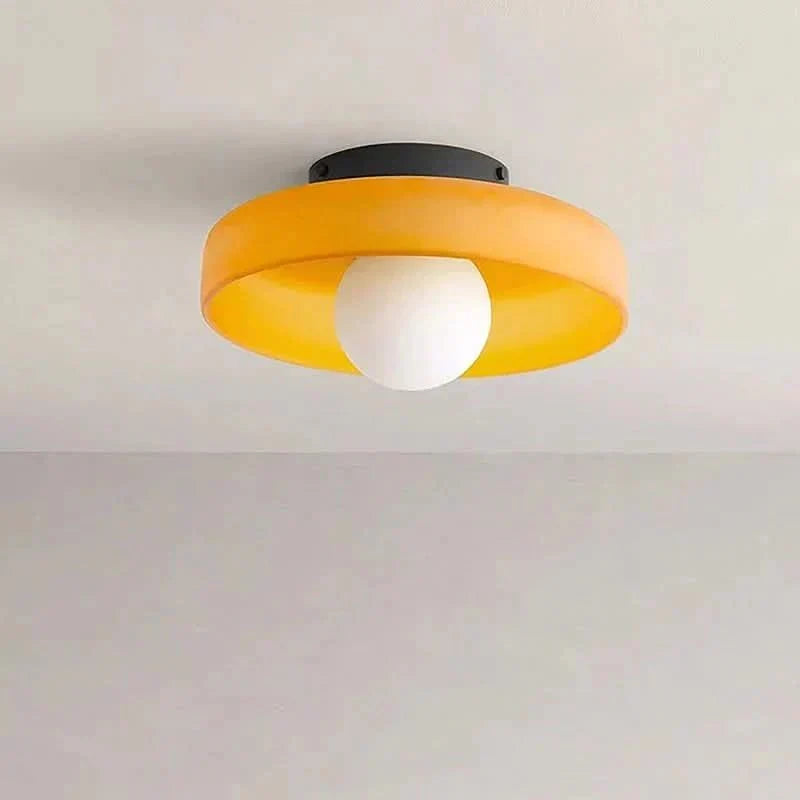 Glazen Plafondlamp met Scandinavisch Ontwerp – Sfeervolle Verlichting voor Elk Interieur